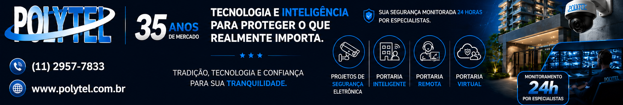 Polytel monitoramento e portaria